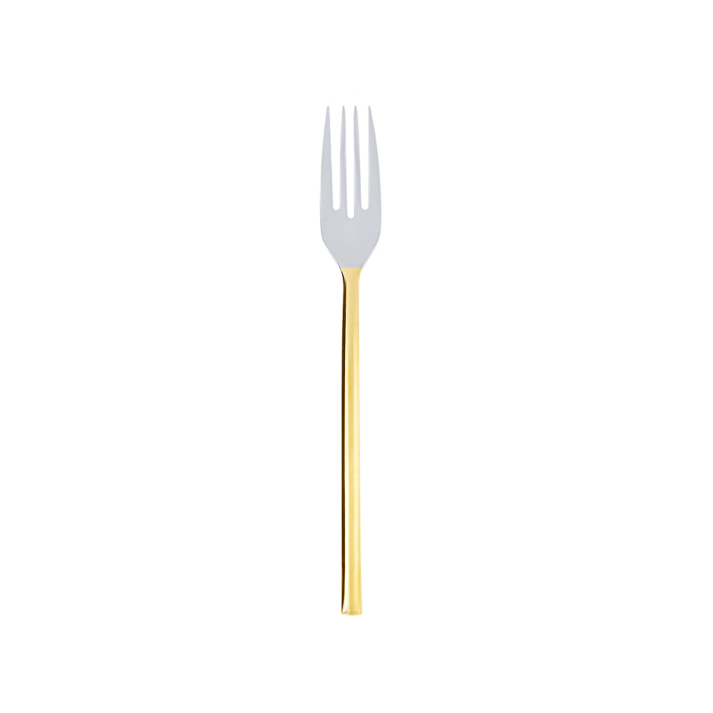 Karaca Dora 316+ Çelik 84 Parça 12 Kişilik Premium Gold Çatal Kaşık Bıçak Seti Kutulu görseli 4