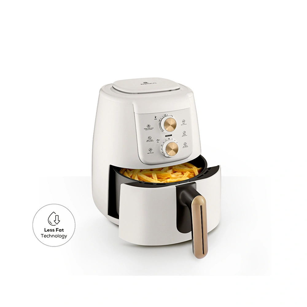 Karaca Air Pro Cook Manuel XL Airfryer Krem Gold 4 Kişilik görseli 5