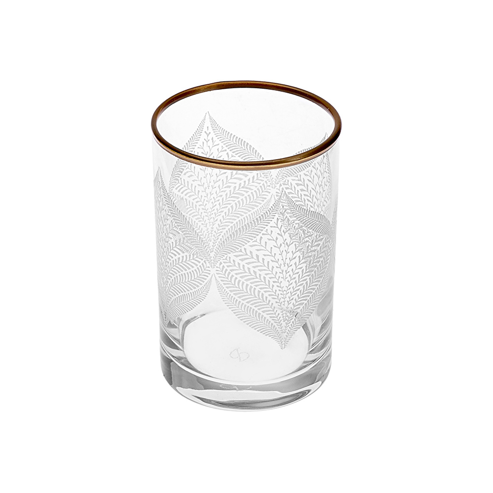 Karaca Defne 6'lı Kahve Yanı Bardağı 110 Ml Gold görseli 3