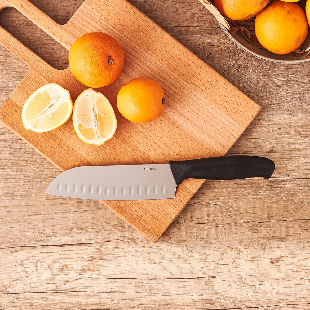Dr. Inox Santoku Bıçağı Black görseli 1