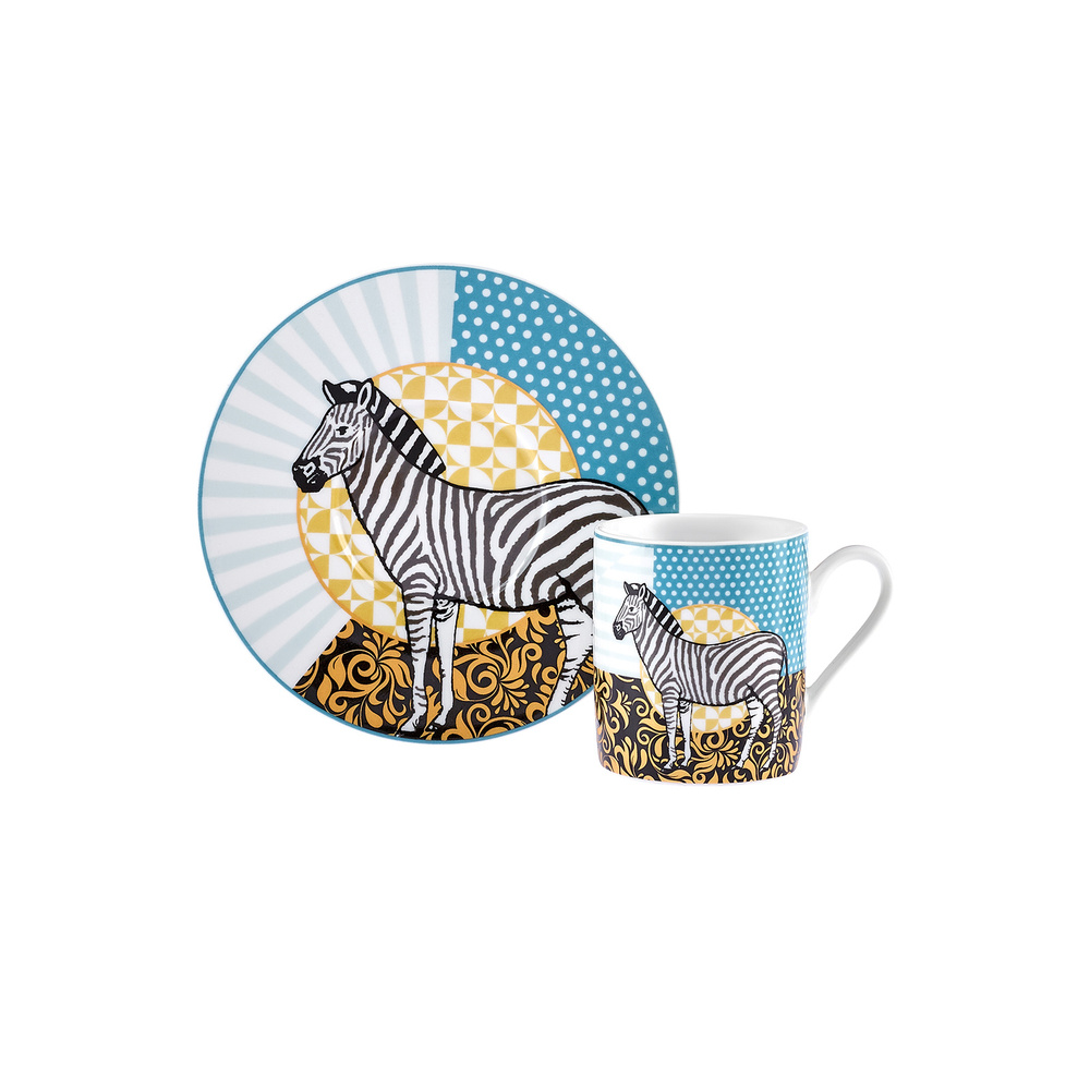 Karaca Animal 6 Kişilik Kahve Fincan Takımı 90 ml görseli 6