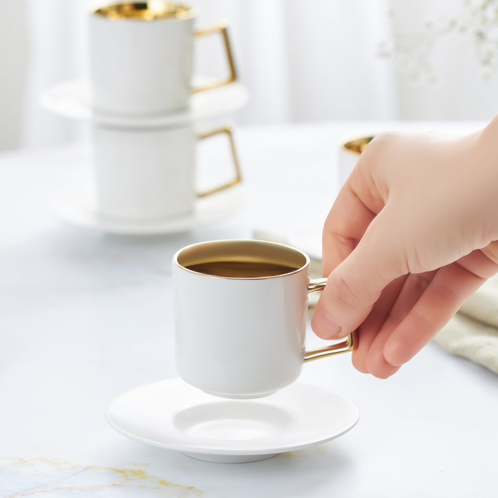 Karaca Amur 6 Kişilik Kahve Fincan Takımı 110 ml görseli 2