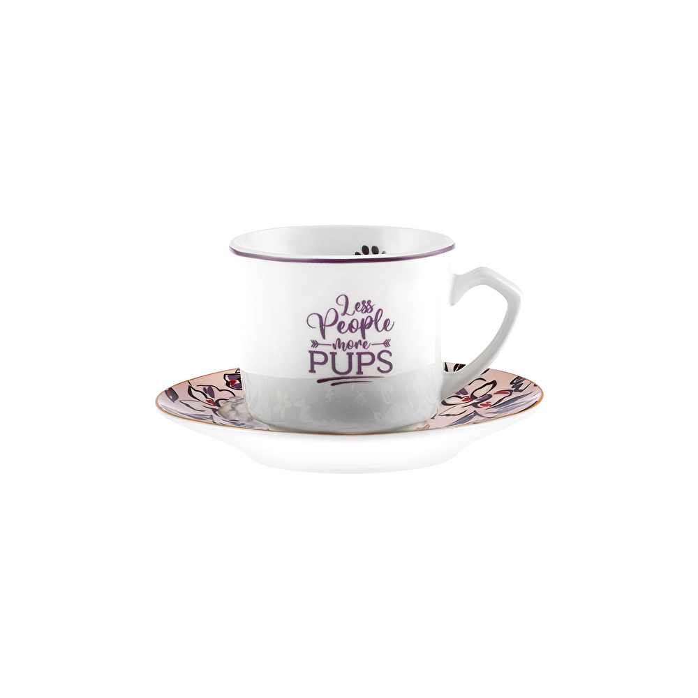 Karaca Perro 6 Kişilik Kahve Fincan Takımı 80 ml görseli 8