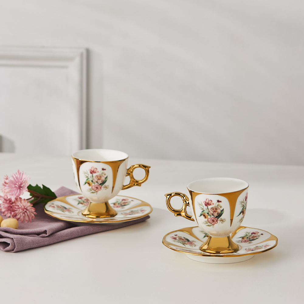 Karaca Söke 2 Kişilik Kahve Fincan Takımı 90 ml görseli 7