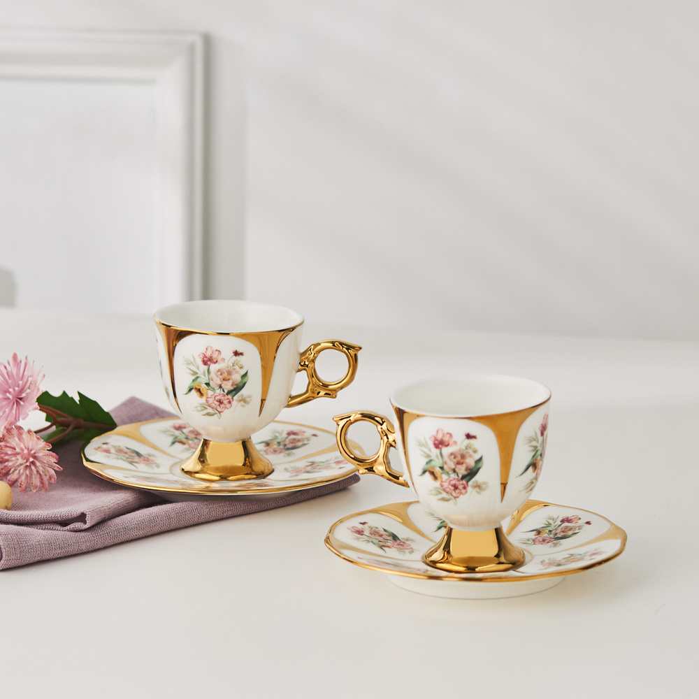 Karaca Söke 2 Kişilik Kahve Fincan Takımı 90 ml görseli 5