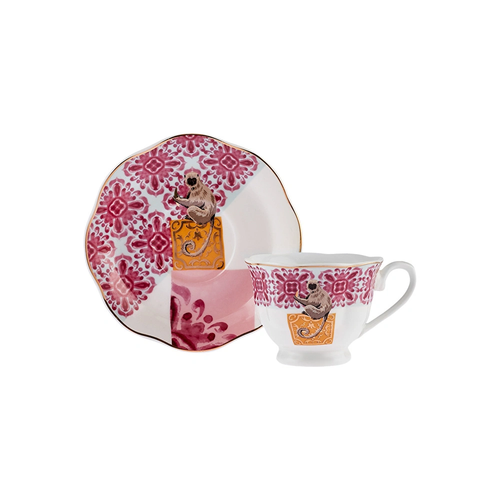 Karaca Madagaskar 6 Kişilik Kahve Fincan Takımı 80 ml görseli 7