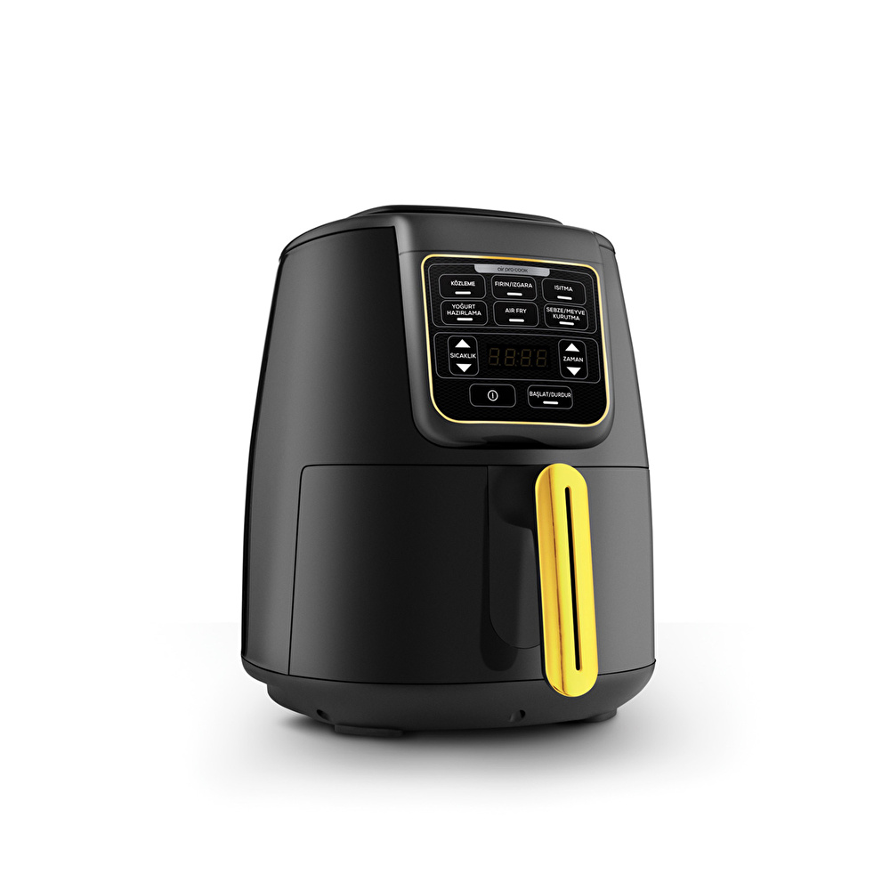 Karaca Air Pro Cook Köz XL Airfryer Black Gold 4L görseli 15