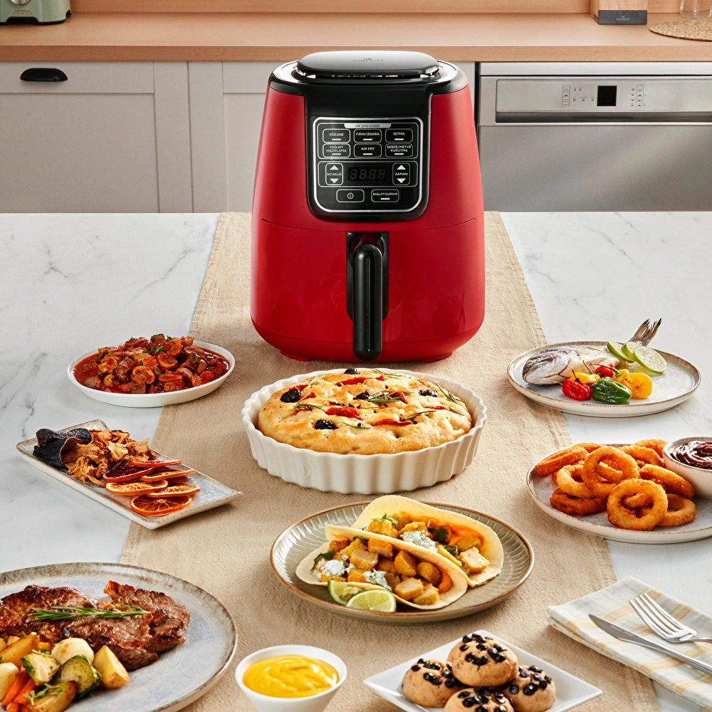 Karaca Air Pro Cook Köz XL Airfryer Black Gold 4L görseli 5