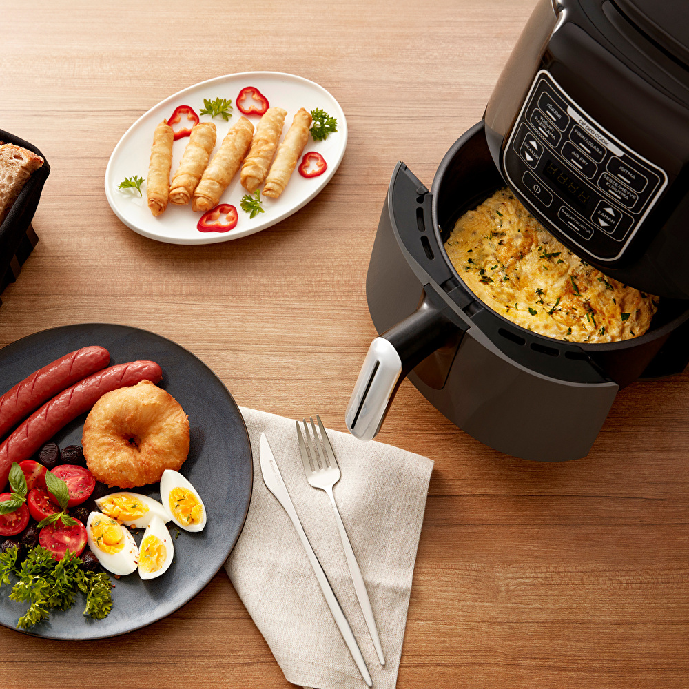 Karaca Air Pro Cook Köz XL Airfryer Black Gold 4L görseli 6