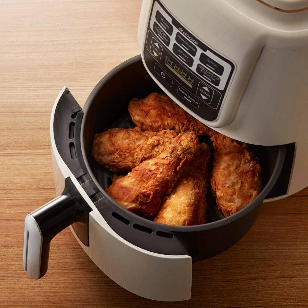 Karaca Air Pro Cook Köz XL Airfryer Black Gold 4L görseli 7