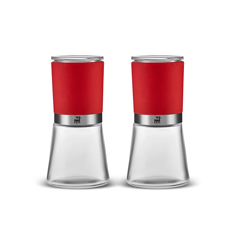 Karaca Afra Red Cam 2'li Baharat Değirmeni 13 cm görseli 1