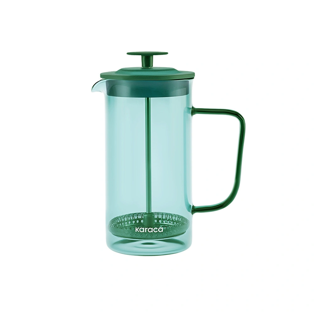 Karaca Valentina Borosilikat Cam French Press 350 ml Green görseli 3