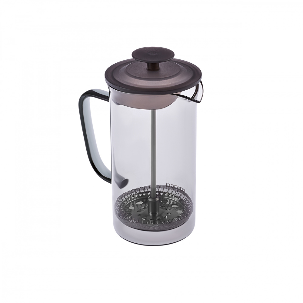 Karaca Valentina Borosilikat Cam French Press 350 ml Grey görseli 3