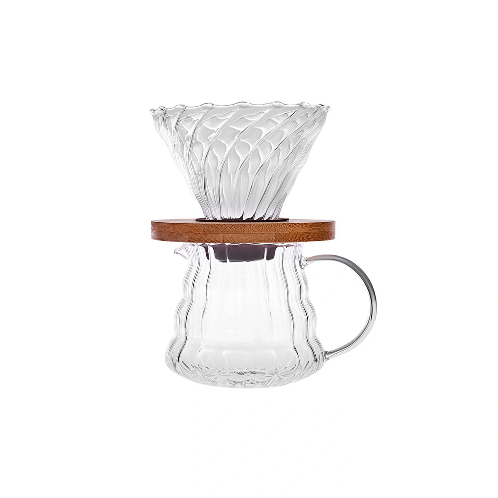 Karaca Cliff Borosilikat Cam Kahve Demleme Ekipmanı 400 ml görseli 8