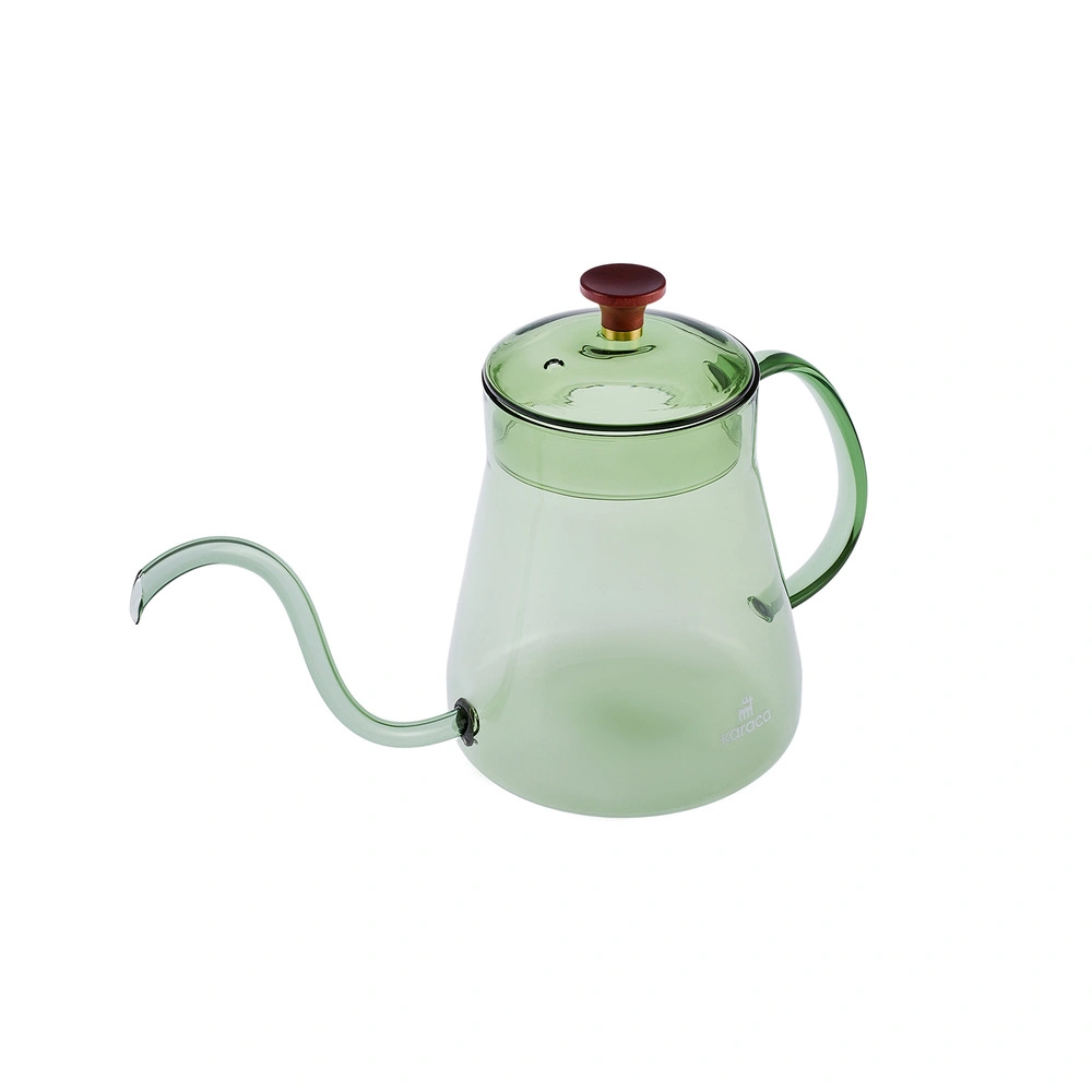 Karaca Martina Borosilikat Cam Coffe Kettle Green 600 ml görseli 2