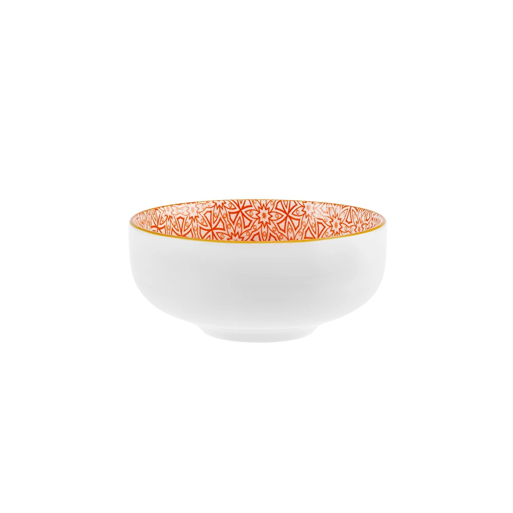 Karaca Floral Turuncu Round Çerezlik 10 cm görseli 2
