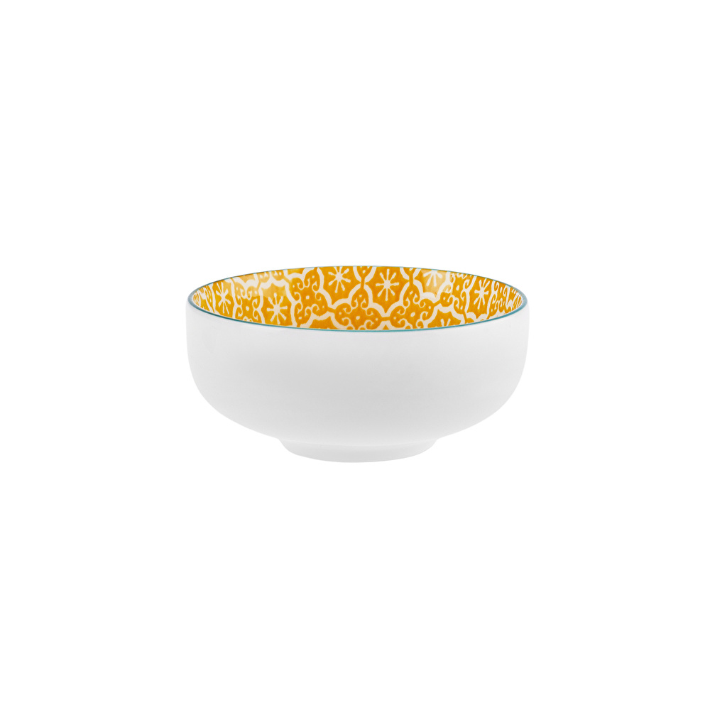 Karaca Floral Sarı Round Çerezlik 10 cm görseli 3
