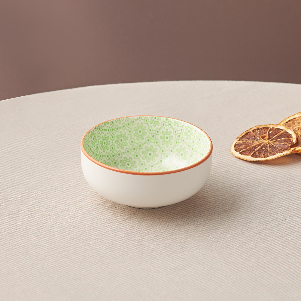 Karaca Floral Yeşil Round Çerezlik 10 cm görseli 1