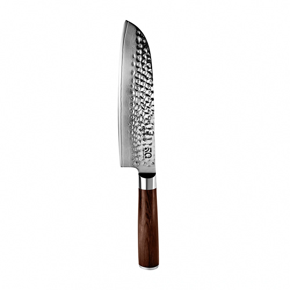 Karaca 50. Yıl İmza Koleksiyonu x Damascus Santoku Bıçağı görseli 1