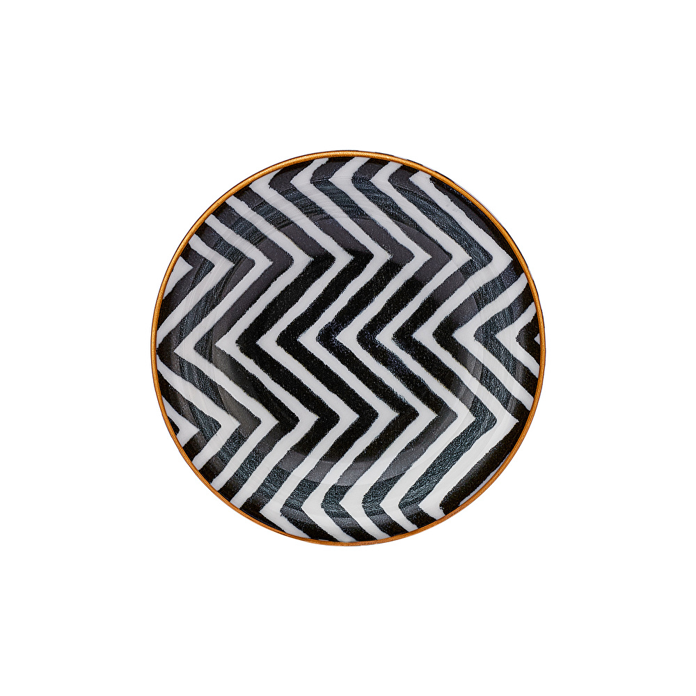 Karaca Combine Zigzag Porselen Kase 10 cm görseli 3
