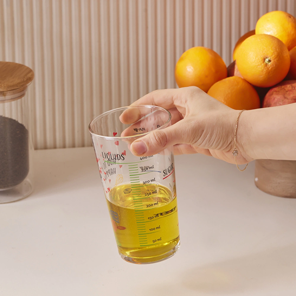 Karaca Carme Kırmızı Ölçü Bardağı 550 ml görseli 3