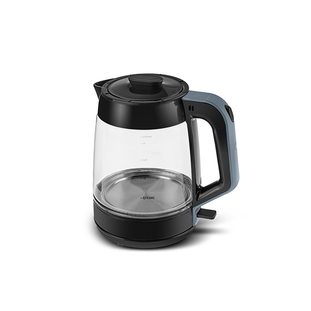 Karaca Glass Tea XL 2in1 Cam Çay Makinesi ve Kettle Ocean Wave görseli 10