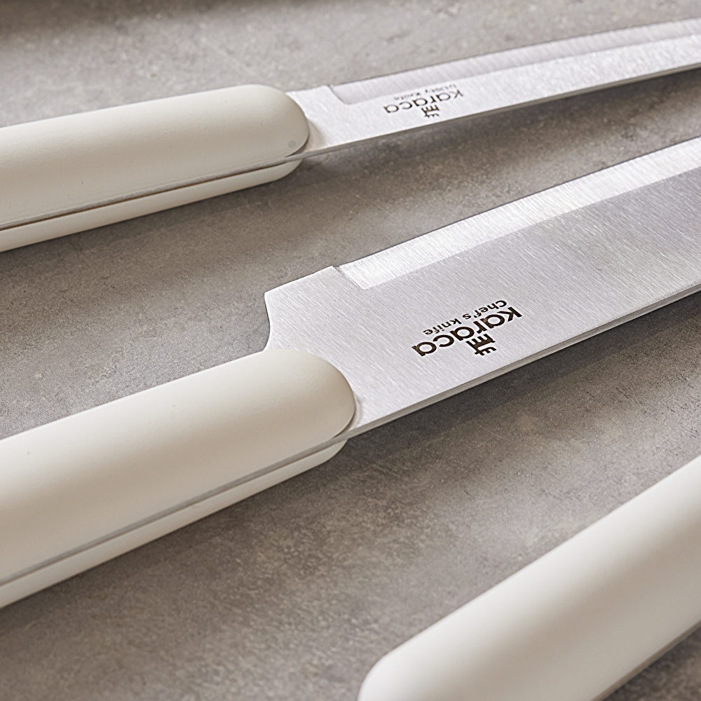 Karaca Right Knife Soft Touch 6 Parça Bıçak Seti Cream görseli 5