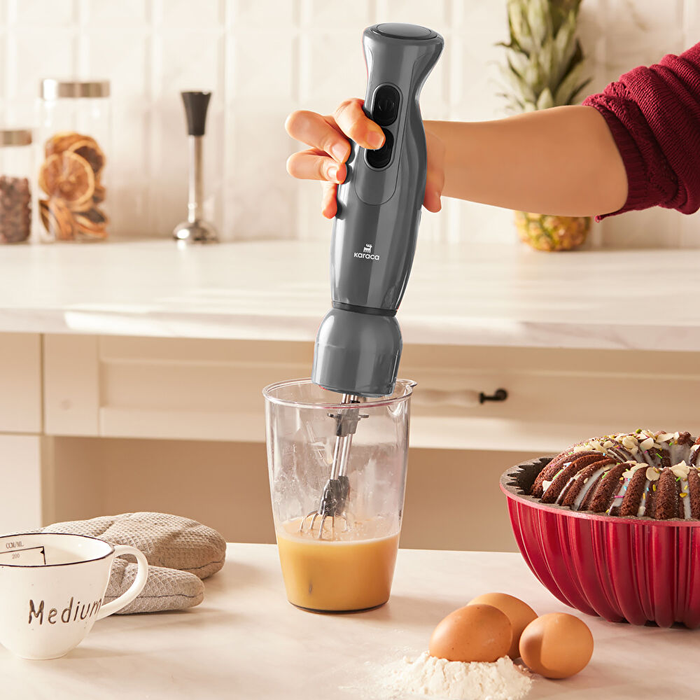 Karaca Pro-Multimax Mutfak Robotu 2000W Space Gray thumbnail 4