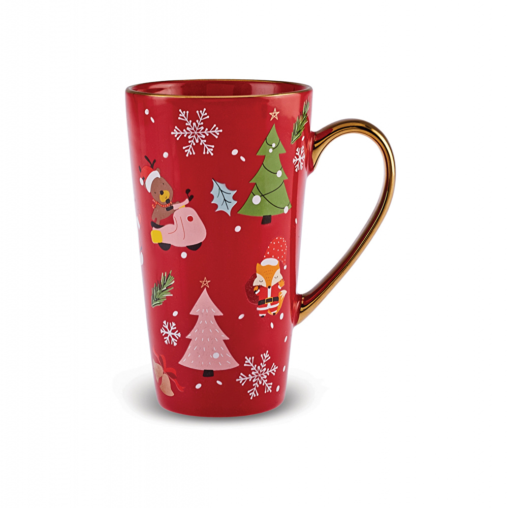 Karaca New Year Yılbaşı 24 Golden Line Mug 506 Ml görseli 2