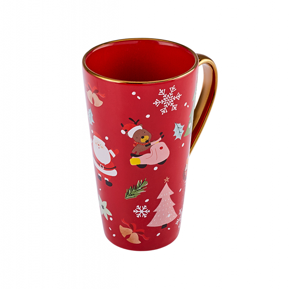 Karaca New Year Yılbaşı 24 Golden Line Mug 506 Ml görseli 3