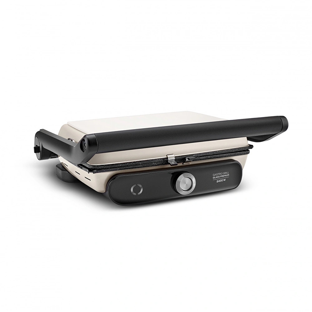 Karaca Gastro Grill Glass Premium 2400W Döküm Tost Makinesi Mulberry görseli 1