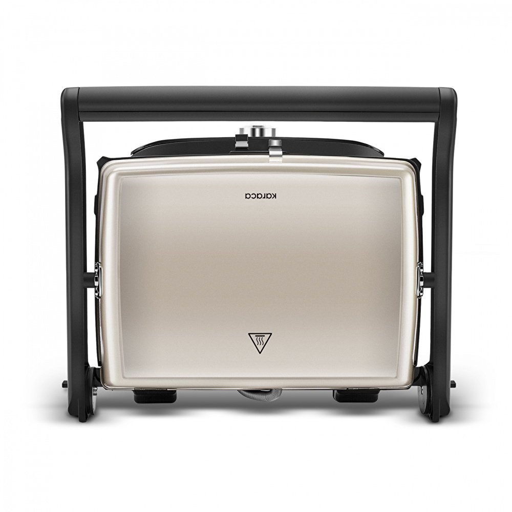 Karaca Gastro Grill Glass Premium 2400W Döküm Tost Makinesi Mulberry görseli 4