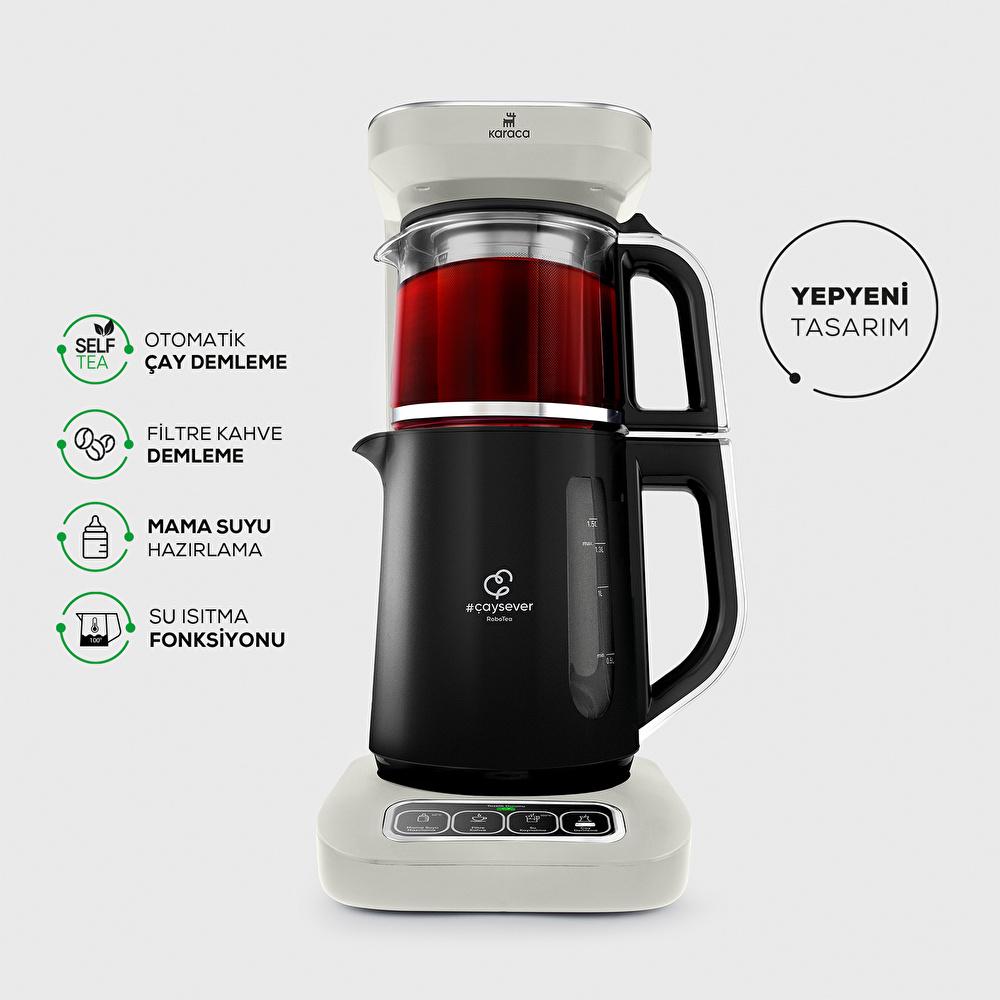 Karaca Robotea Pro 4 in 1 Konuşan Çay Makinesi Starlight görseli 1