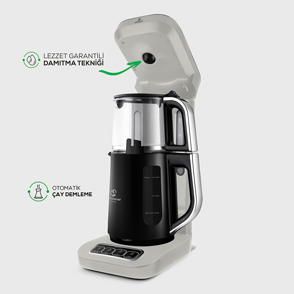 Karaca Robotea Pro 4 in 1 Konuşan Çay Makinesi Starlight görseli 4