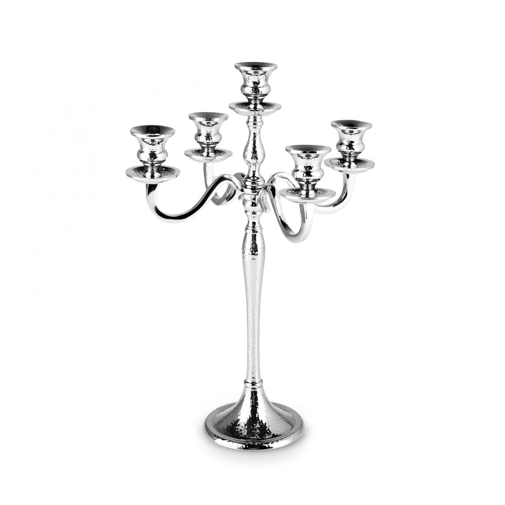 Karaca Home Rena 5'li Şamdan Silver 45x30 cm görseli 4