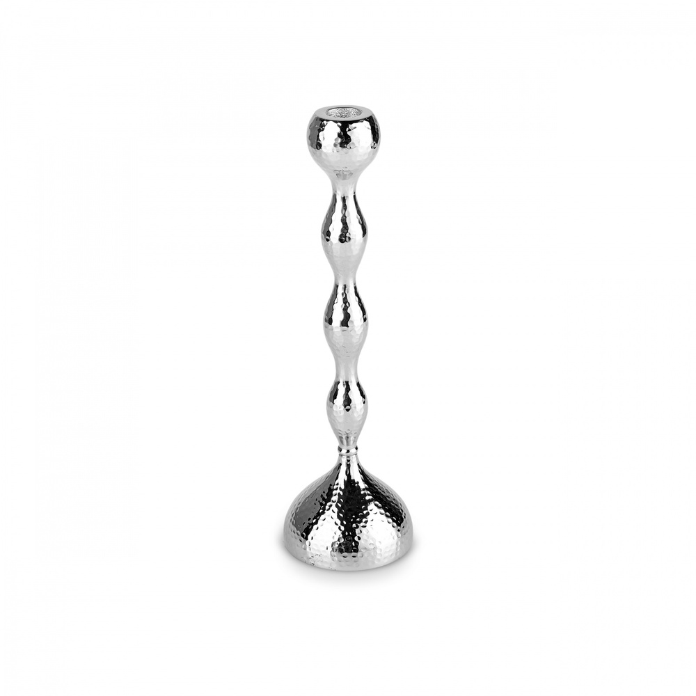 Karaca Home Arlen Tekli Şamdan Silver 32 Cm görseli 1