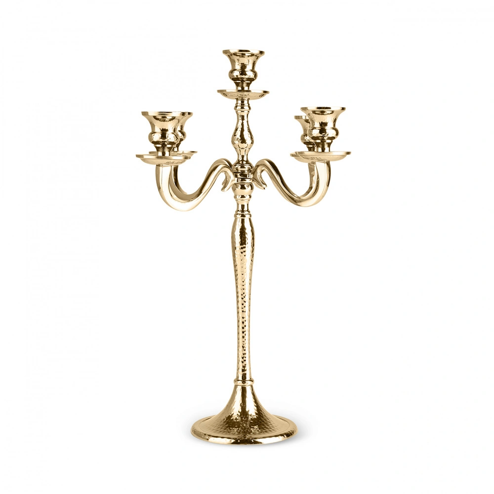 Karaca Home Rena 5'li Şamdan Gold 45x30 Cm görseli 3