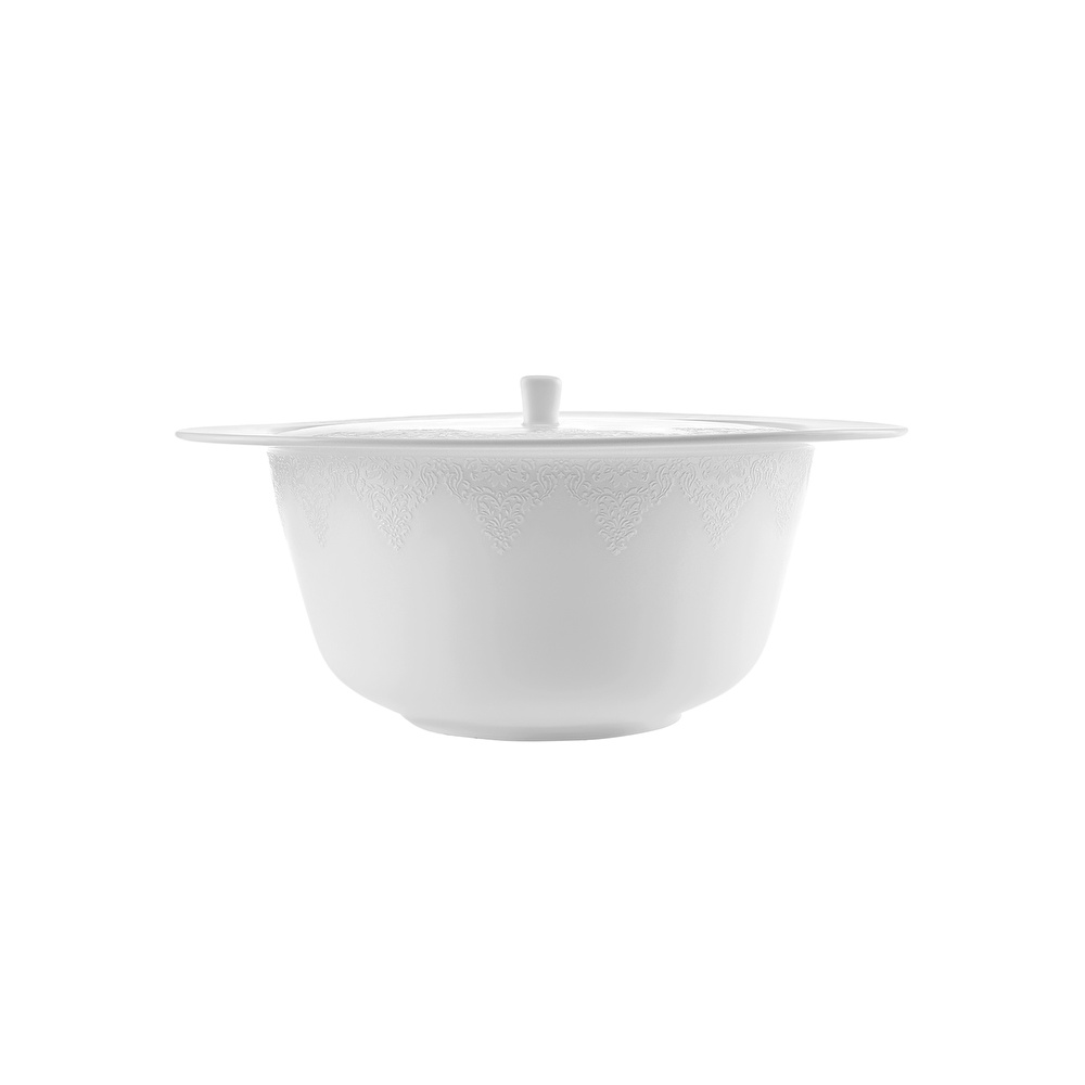 Karaca Fine Pearl Extra 50. Yıl İmza Koleksiyonu Helen 62 Parça 12 Kişilik İnci Yemek Takımı thumbnail 11