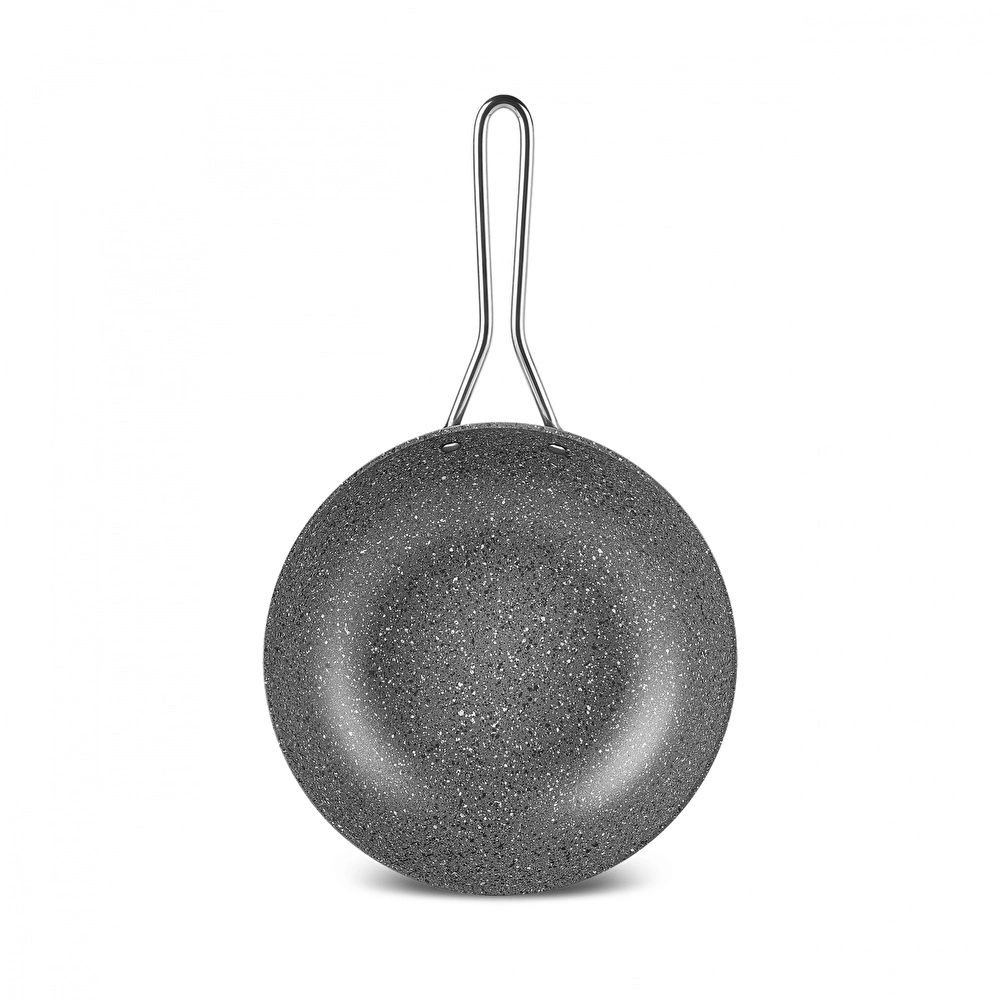 Karaca Biogranit Salvador Wok Tava 28 Cm Gri görseli 7