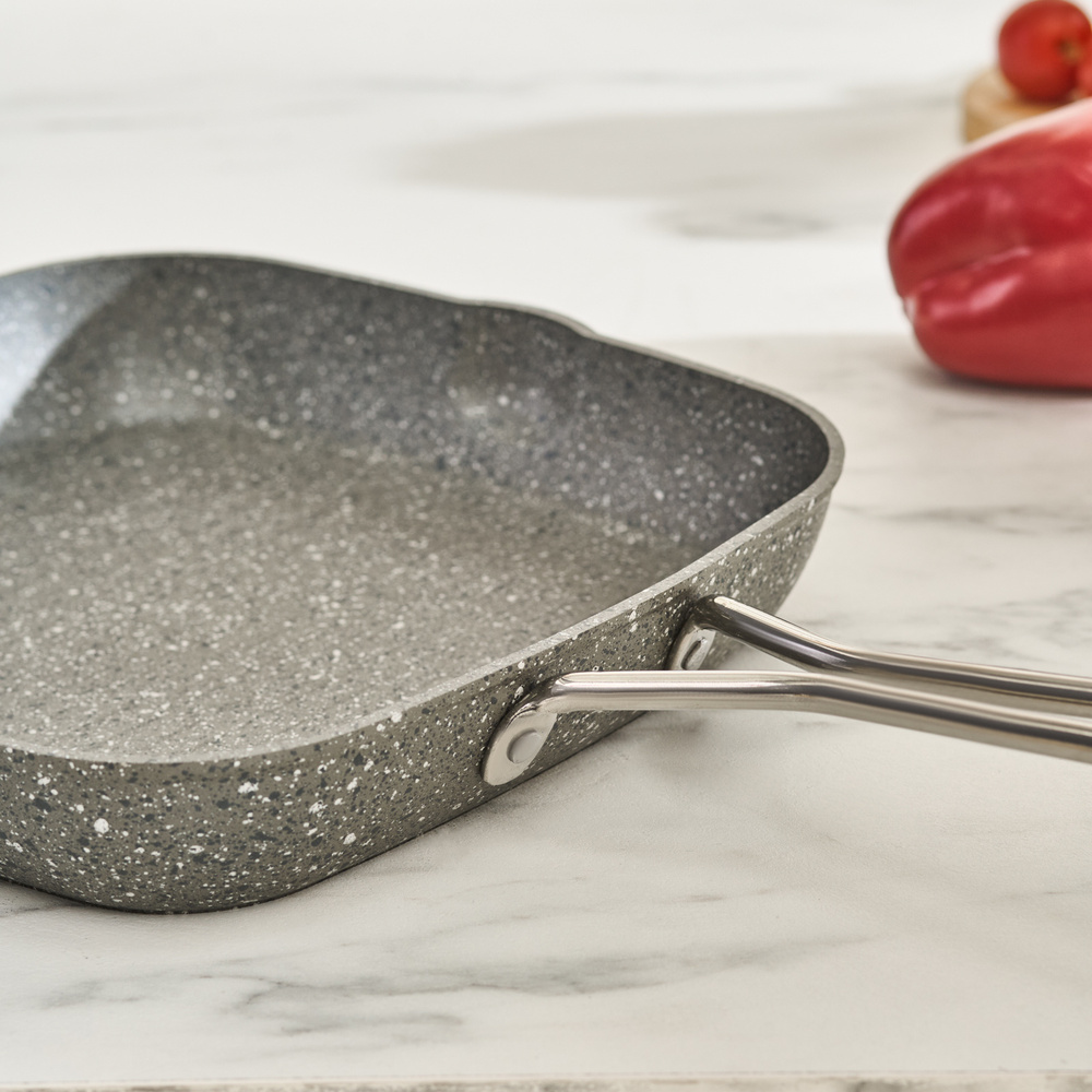 Karaca Biogranit Salvador Grill Tava 28 Cm Gri görseli 3