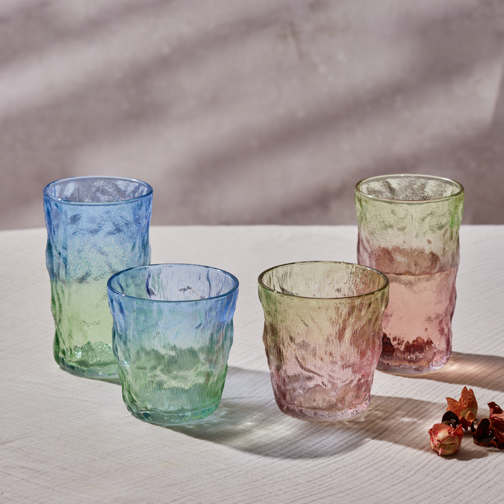 Karaca Glacier Su Bardağı Kırmızı Yeşil 287 ml görseli 5