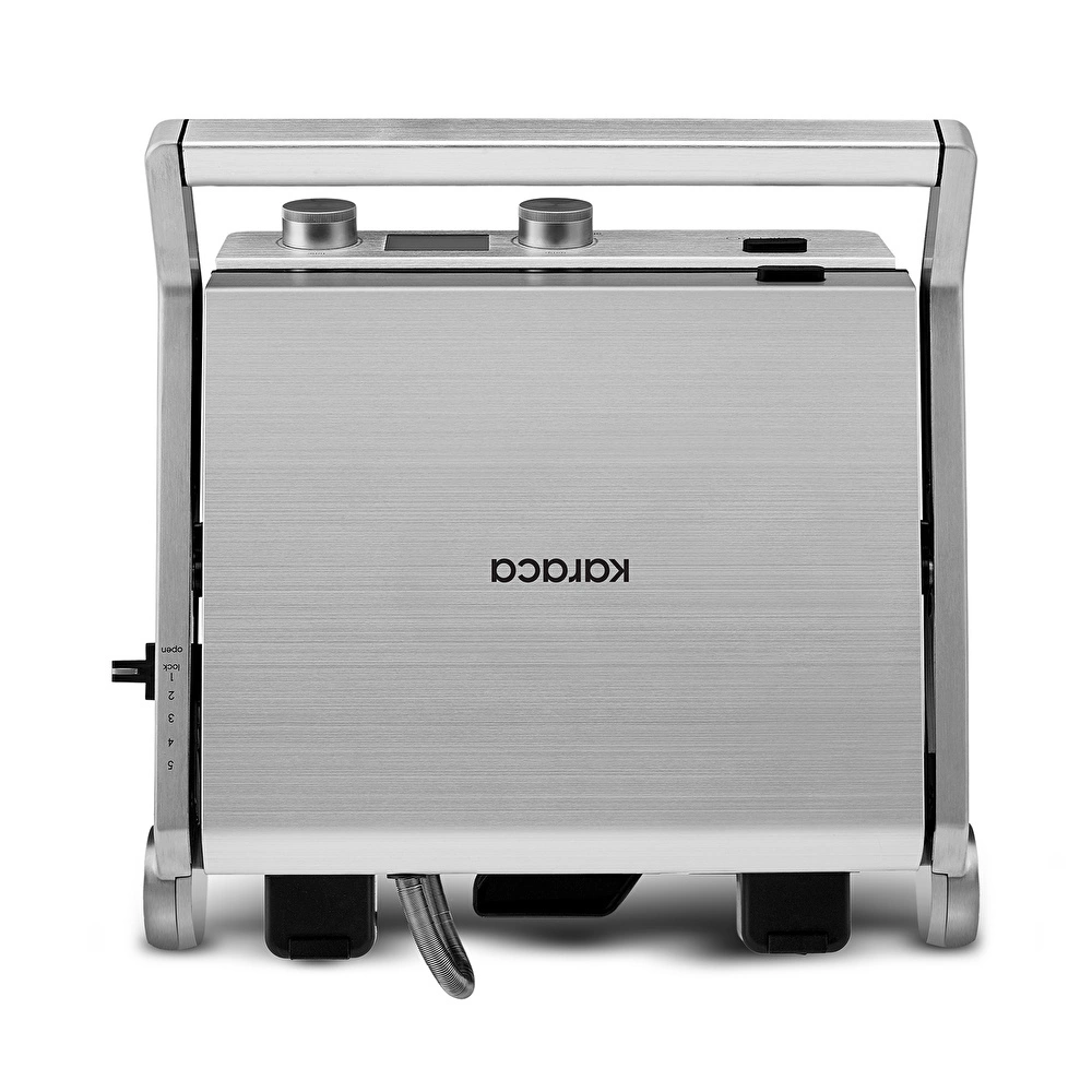 Karaca Compact Steel Pro Sear and Grill Inox 2007 Döküm Izgara ve Tost Makinesi 6 Dilim Kapasiteli görseli 8