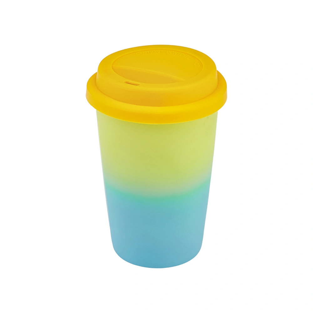 Karaca Soft Touch Travel Kupa 300 ml Sarı  görseli 6