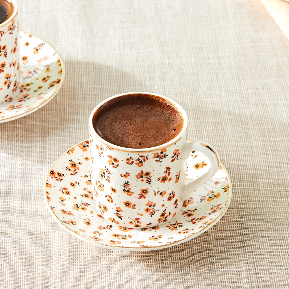 Karaca Suna 6 Kişilik Kahve Fincanı 90 ml görseli 4
