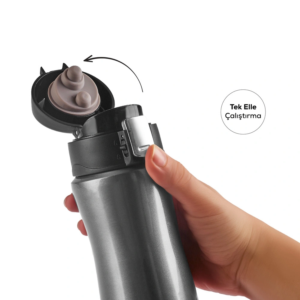 Karaca Jüpiter Inox Çelik Sızdırmaz Termos 395 ml Rosegold görseli 6