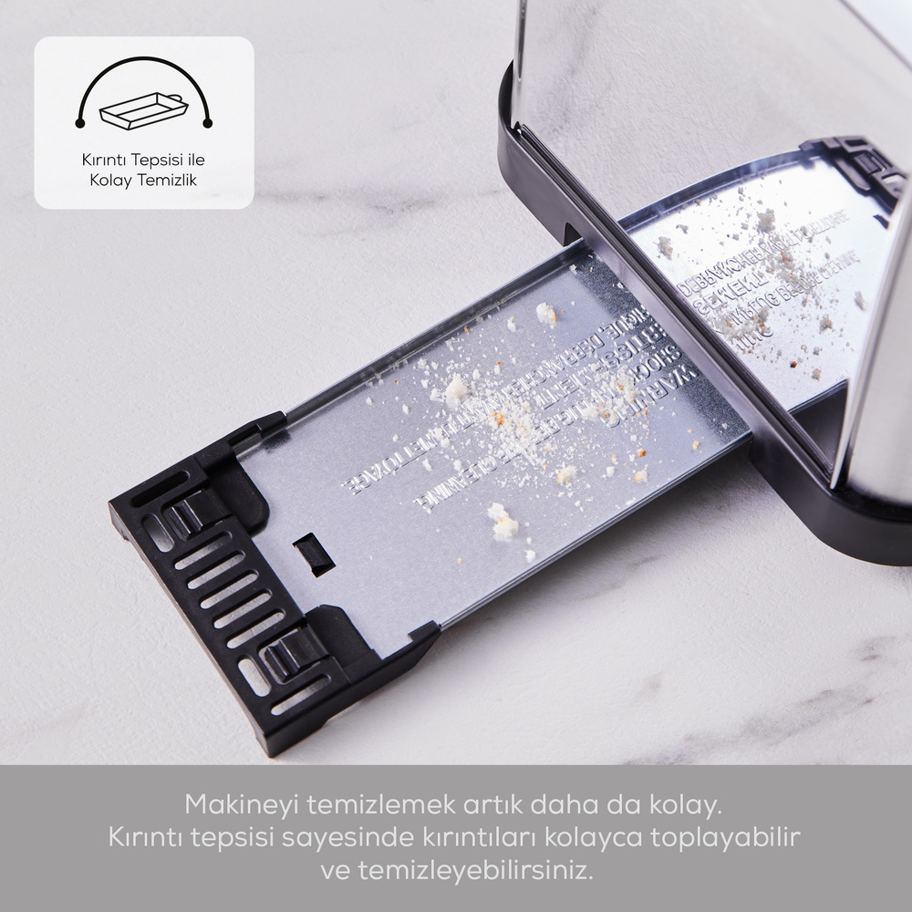 Karaca Inox Led Zaman Göstergeli Ekmek Kızartma Makinesi görseli 6