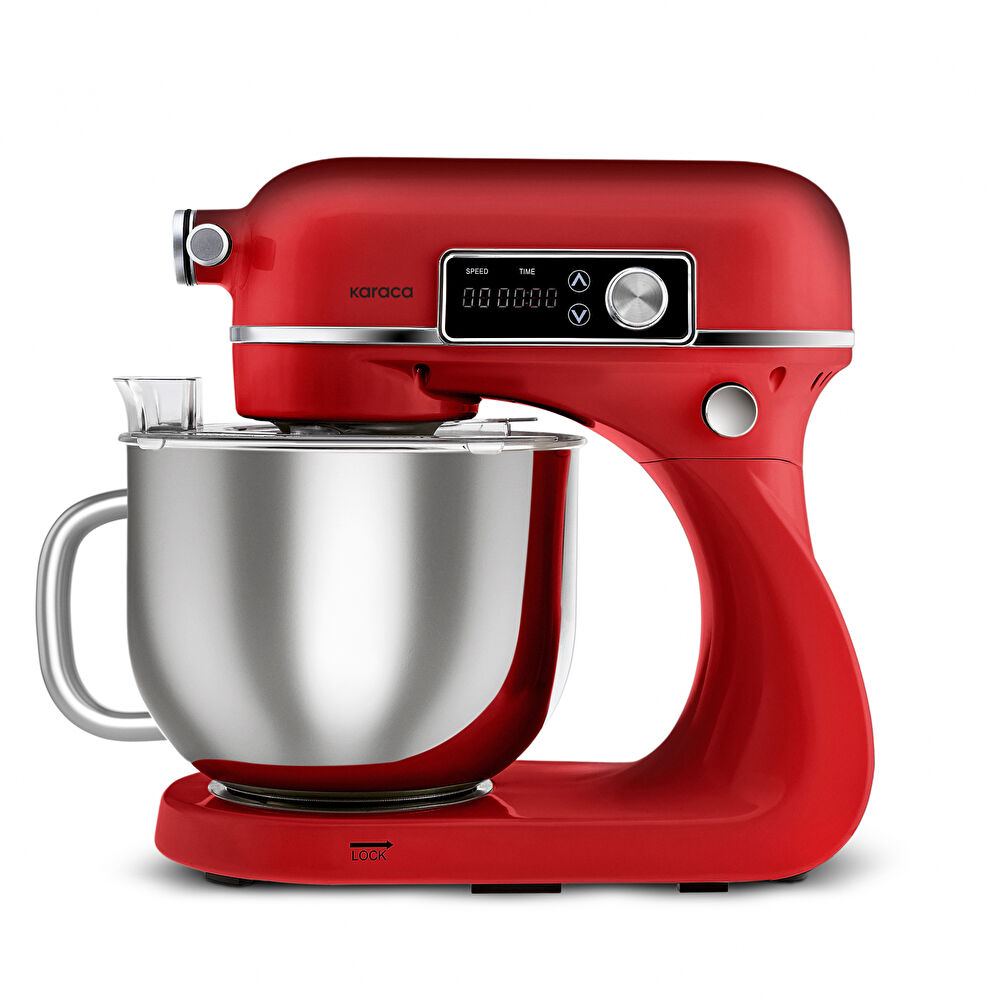 Karaca Maestro Artisan Hamur Yoğurma Makinesi Ultra Sessiz 6 Litre Kırmızı