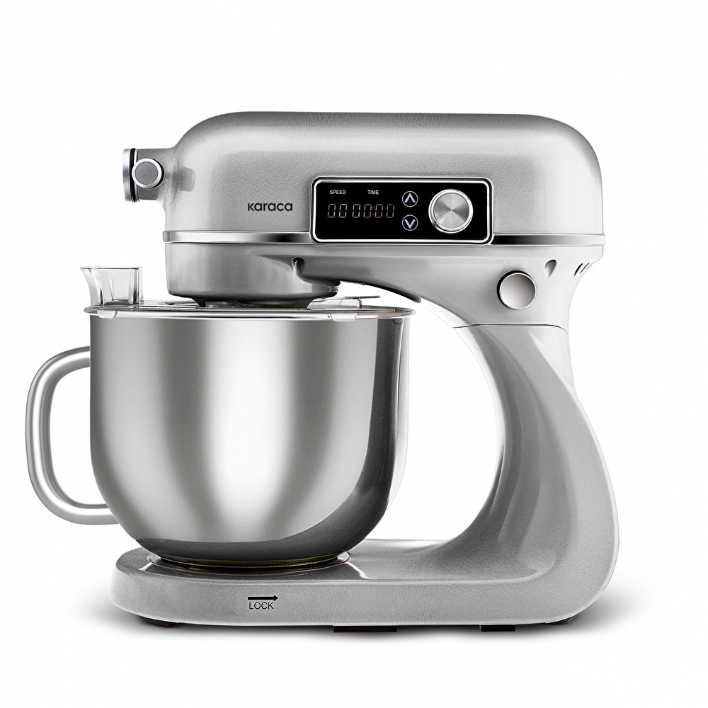 Karaca Maestro Artisan Hamur Yoğurma Makinesi Ultra Sessiz 6 Litre Silver