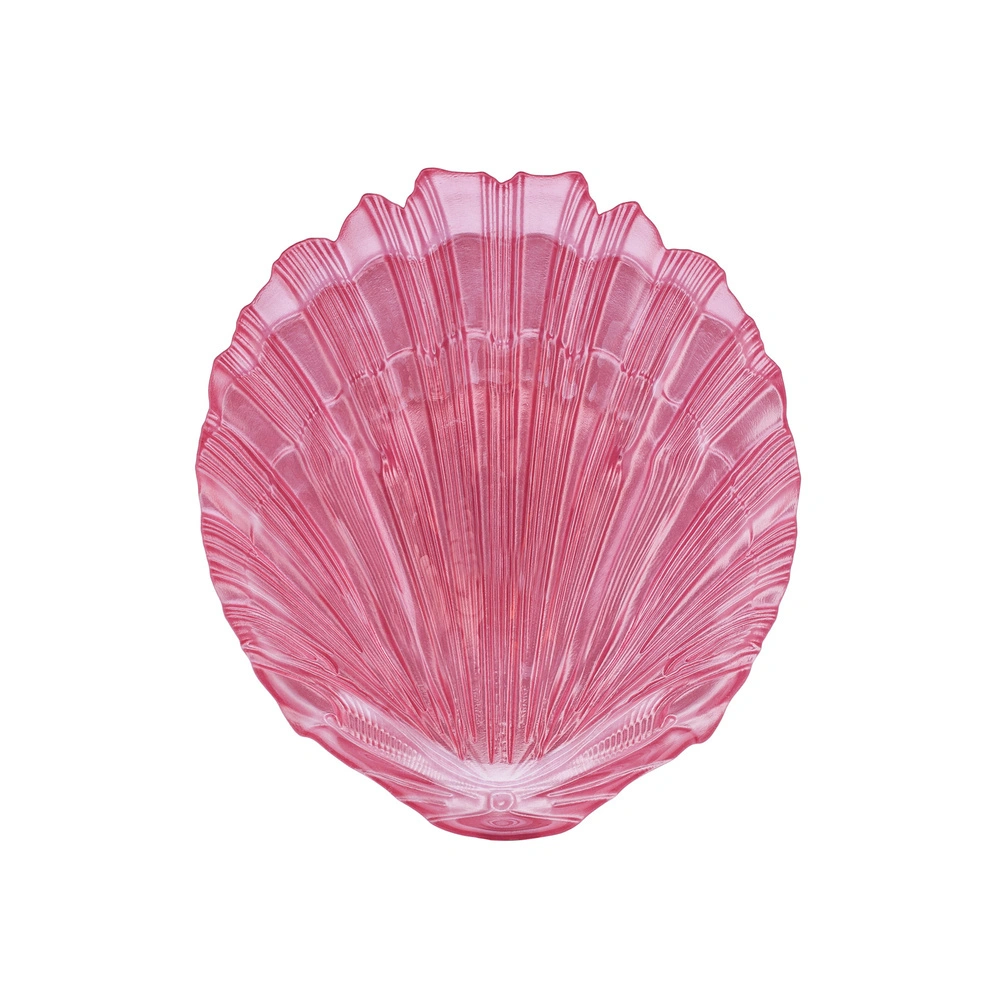 Karaca Madison 6 Parça Lüsterli Cam Pasta Seti 21 cm Pembe görseli 4