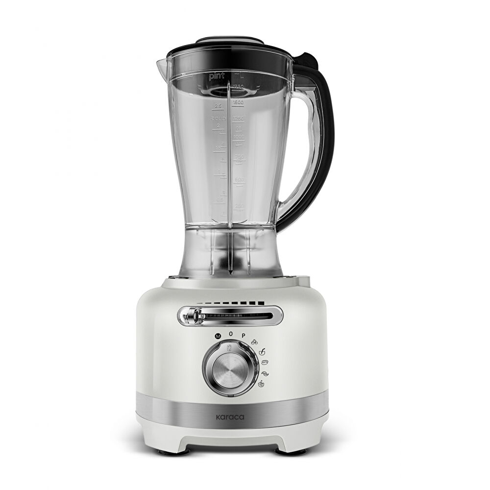 Karaca Multiblend Artisan Retro Mutfak Robotu 1000W Cream thumbnail 7